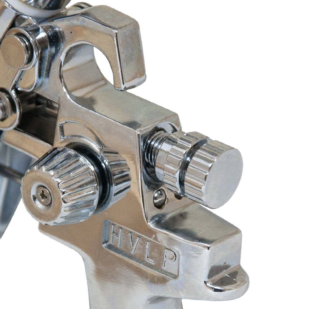 Фарборозпилювач Sigma HVLP-mini Ø0.8 мм 30-115л/хв 2.1бар в/б 100 мл (мет) хром