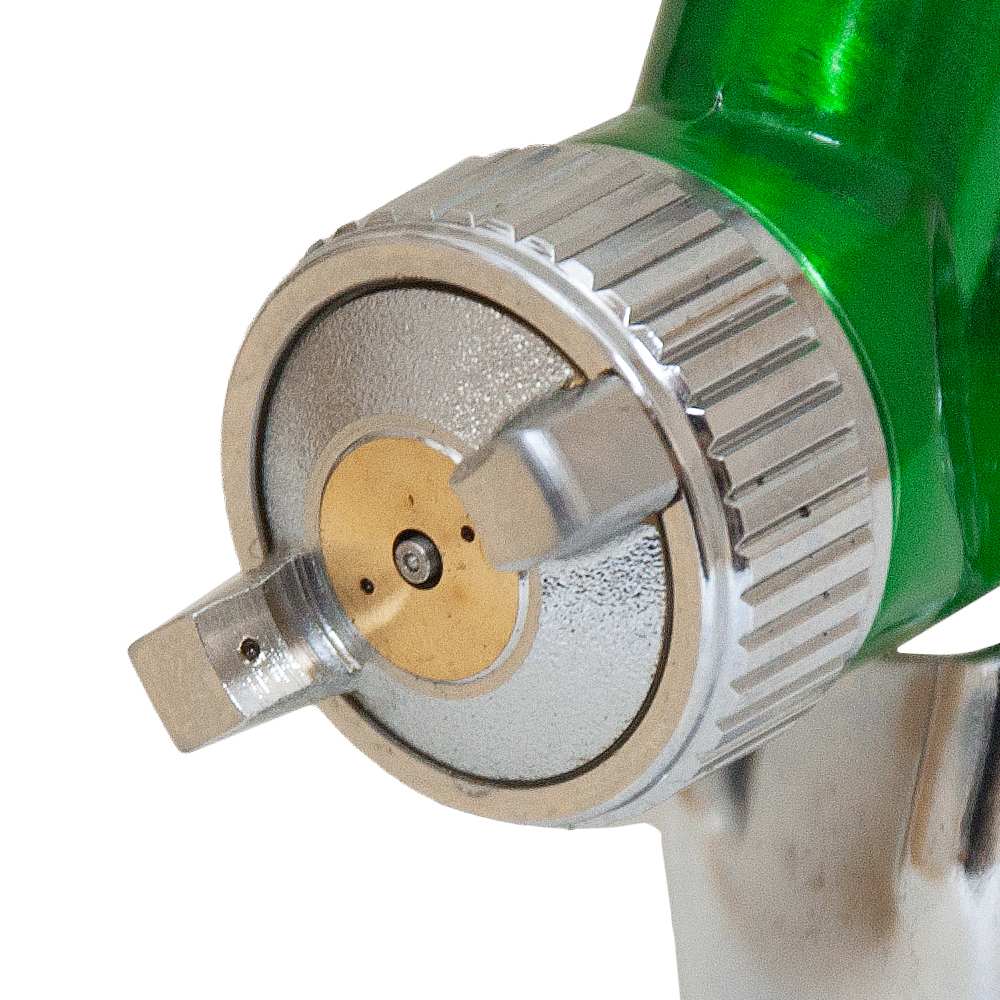 Фарборозпилювач Sigma HVLP-mini Ø0.8 мм 30-115л/хв 2.1бар в/б 100 мл (пласт) зелений