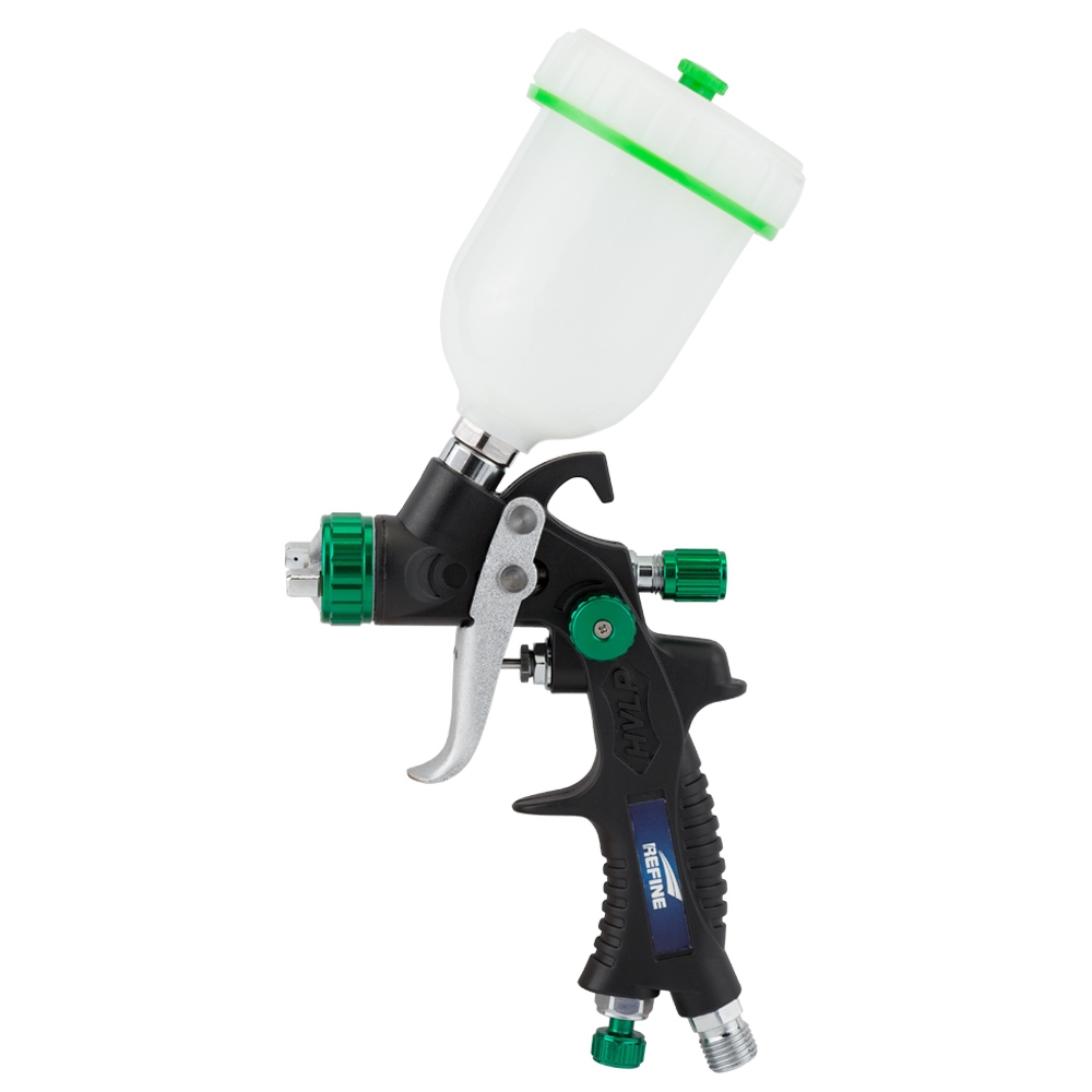 Фарборозпилювач Sigma Refine HVLP Ø1.0 мм 60-170 л/хв 1.5-2 бар в/б 100 мл (пласт)