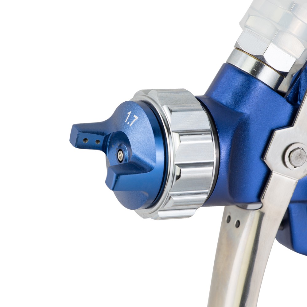 Фарборозпилювач Sigma Refine HVLP Ø1.7 мм 170-285л/хв 2.5бар в/б 500 мл (пласт)