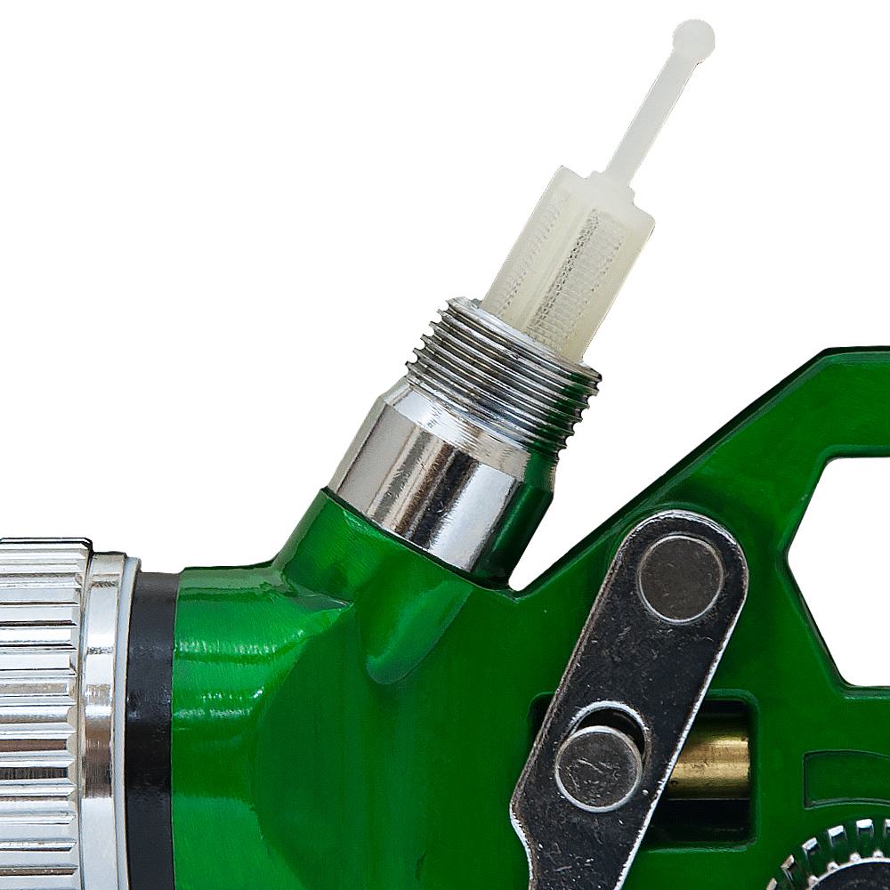 Фарборозпилювач Sigma HVLP Ø1.7 мм 140-280л/хв 3бар в/б (пласт) зелений