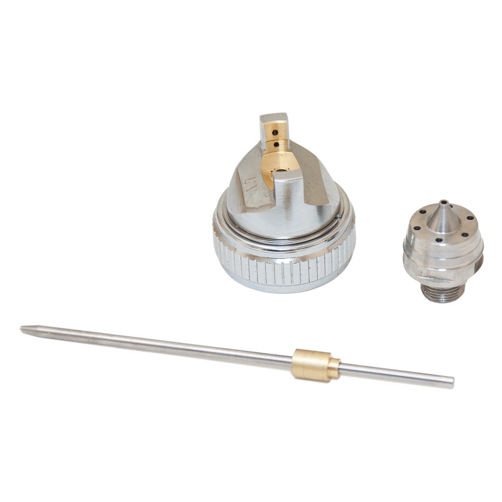 Фарборозпилювач Sigma HVLP Ø1.3 мм 140-280л/хв 3бар в/б 600 мл (пласт) зелений