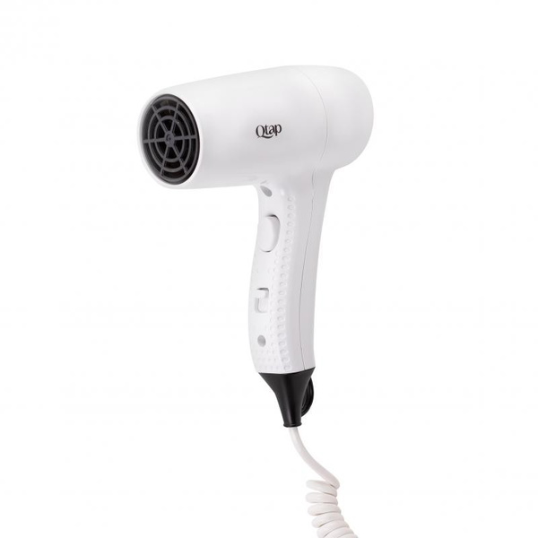 Фен із тримачем Qtap Pohodli 1200 Вт White (Pobut) (QTF1200RNP)
