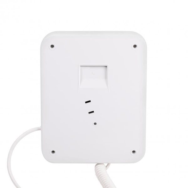 Фен із тримачем Qtap Pohodli 1200 Вт White (Pobut) (QTF1200RNP)