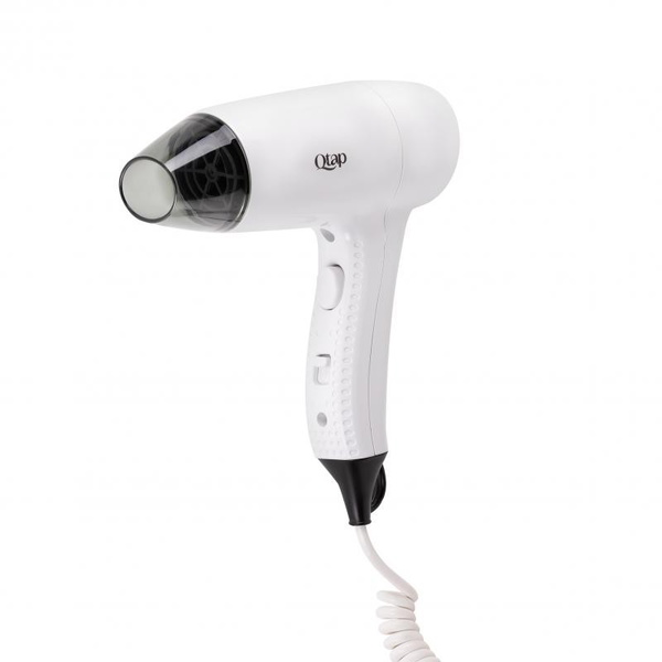 Фен із тримачем Qtap Pohodli 1200 Вт White (Pobut) (QTF1200ROP)