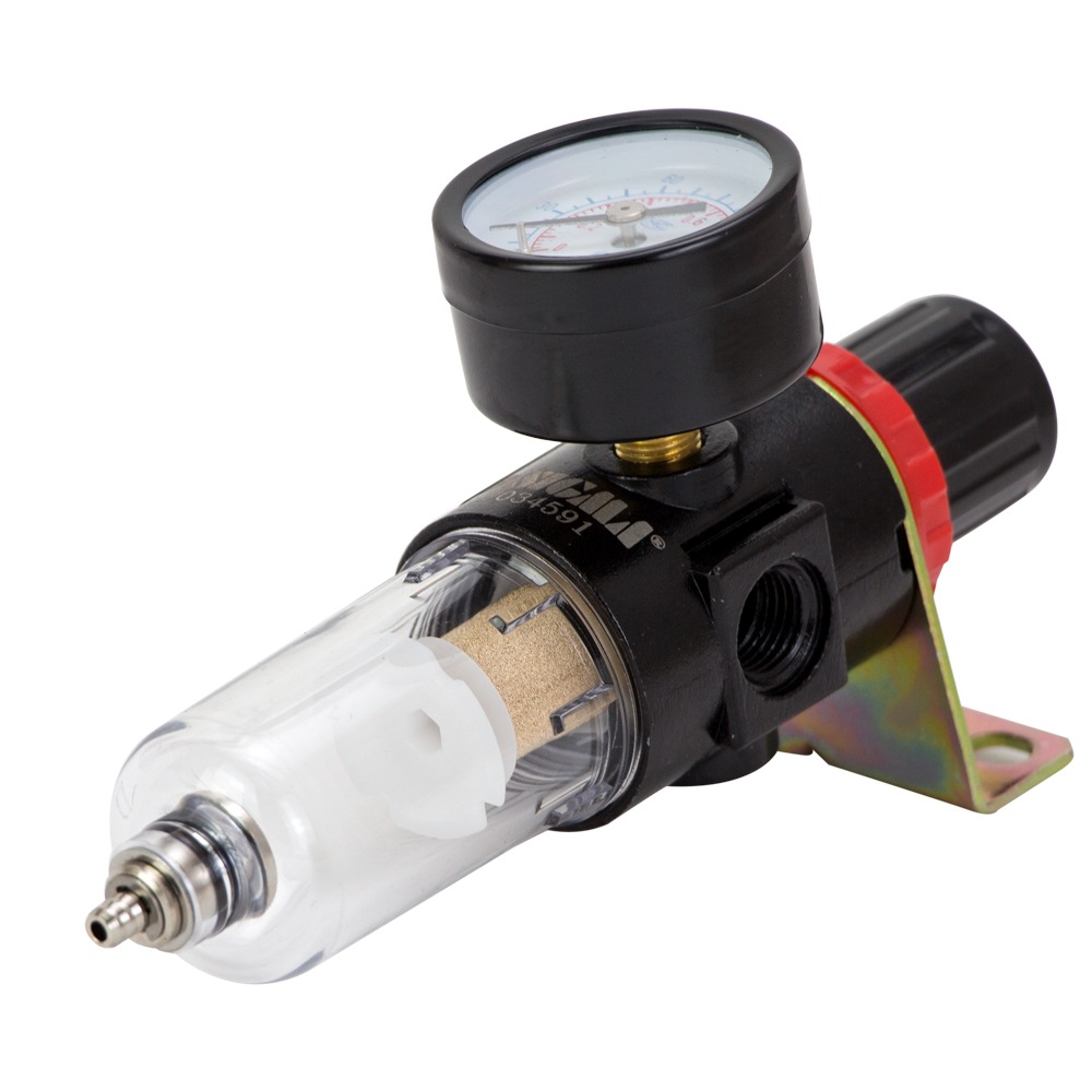 Фильтр-влагоотделитель Sigma с редуктором и манометром 500 л/мин 1/4"