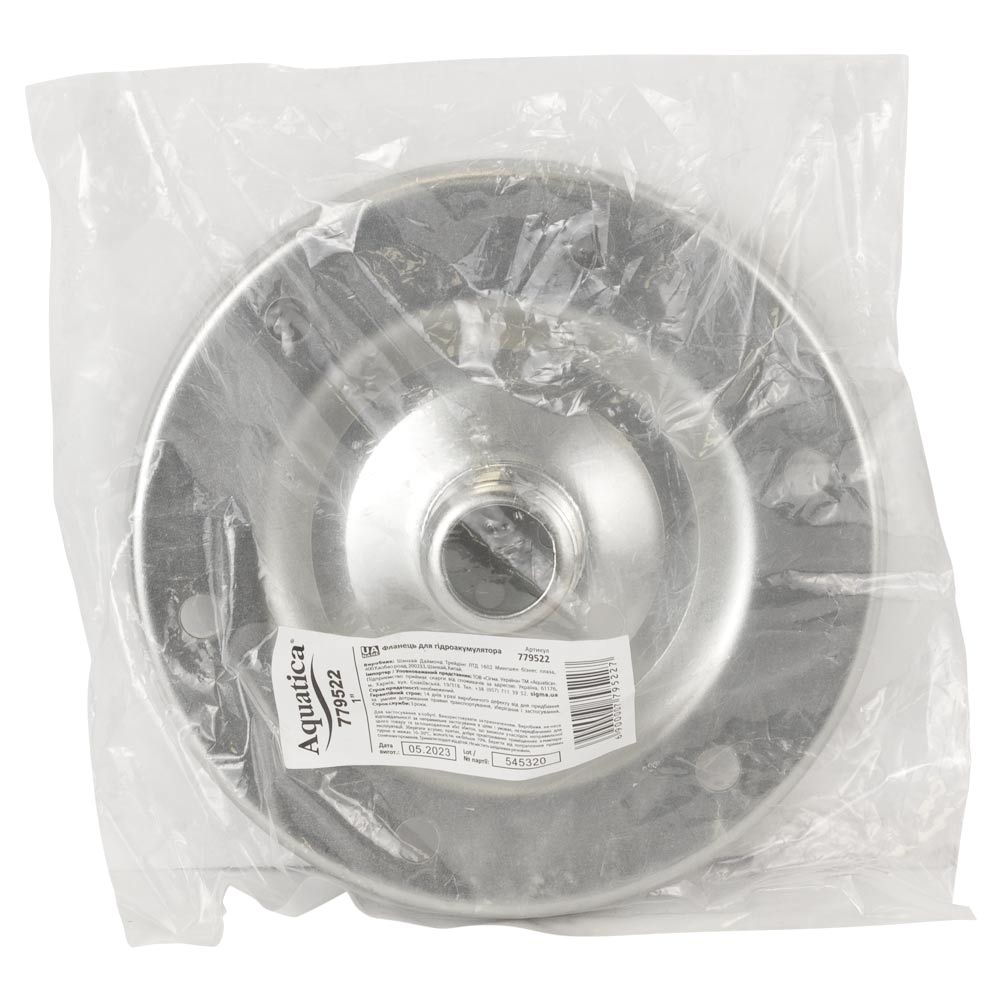 Фланец Aquatica для гидроаккумулятора Ø90 мм 1"