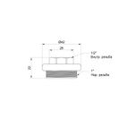 Футорка радиаторная Thermo Alliance Standart 1" х 1/2" правая (SD11615D)