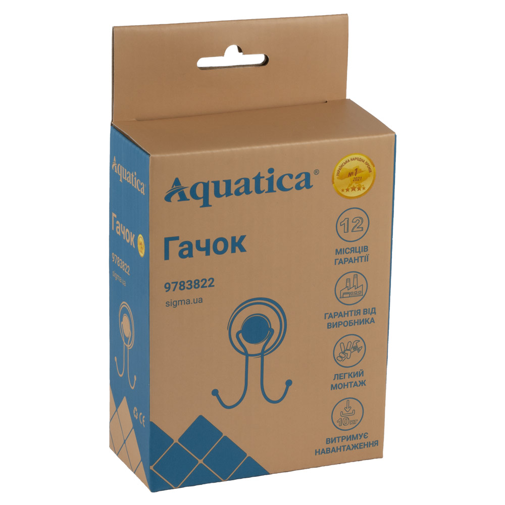 Крючки Aquatica s38 на вакуумных присосках 93×64×125 мм