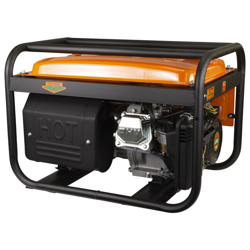 Генератор бензиновий Grad 220В 2.5/2.8кВт 4-х тактний ручний запуск