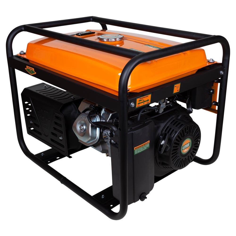 Генератор бензиновий Grad 220В 5.0/5.5кВт 4-х тактний ручний запуск