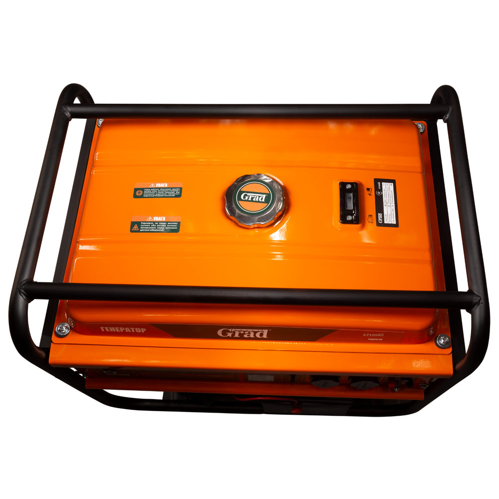 Генератор бензиновий Grad 220В 7.0/7.5кВт 4-х тактний електрозапуск