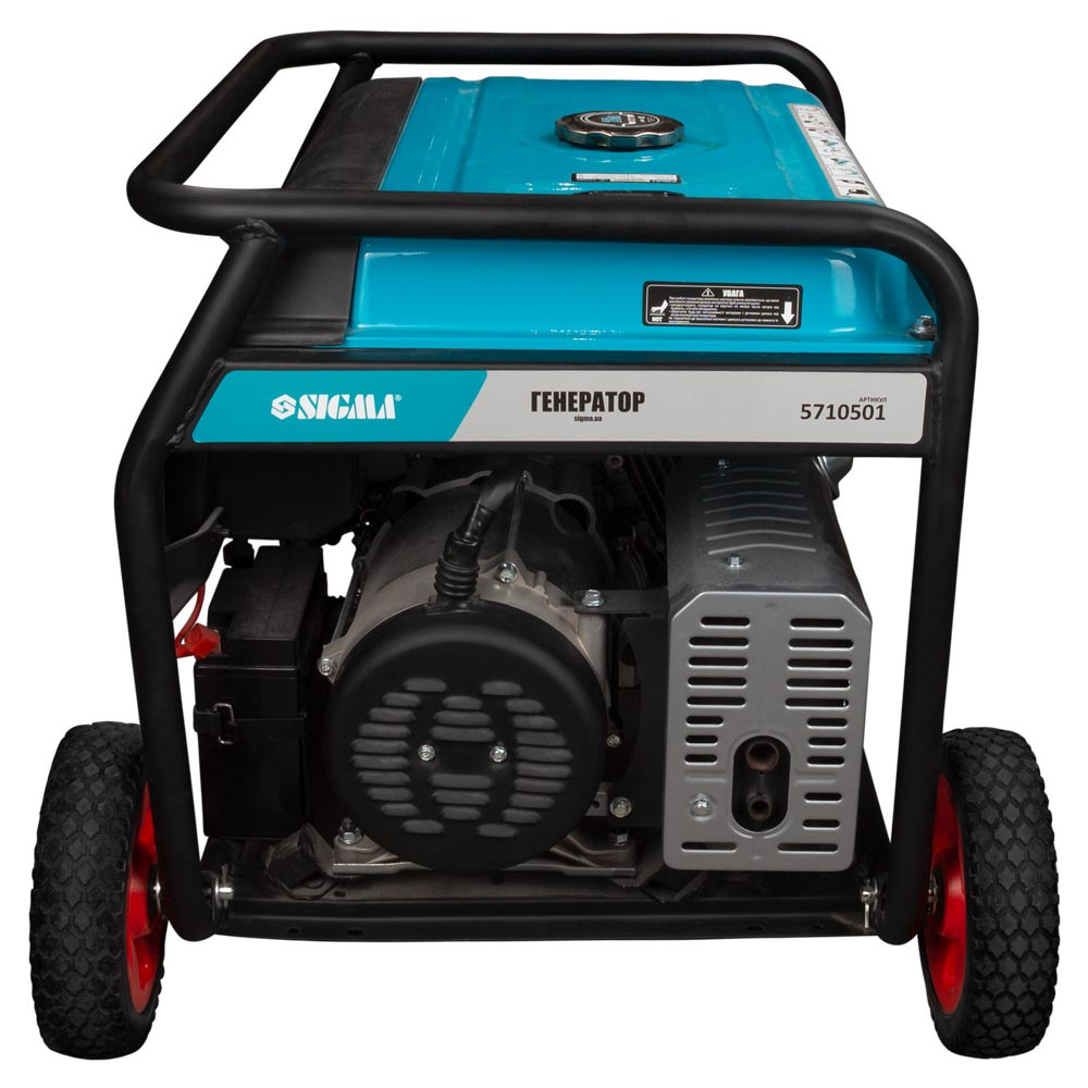 Генератор бензиновий Sigma 220-380В 7.5/8.0кВт 4-х тактний електрозапуск