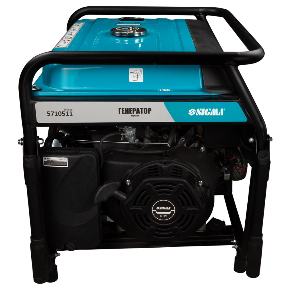 Генератор бензиновий Sigma 220-380В 8.5/9.0кВт 4-х тактний електрозапуск