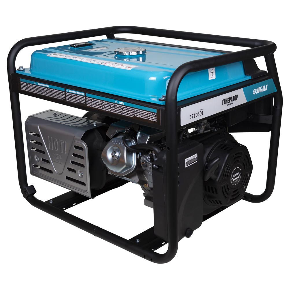 Генератор бензиновий Sigma 220В 2.8/3.0кВт 4-х тактний ручний запуск