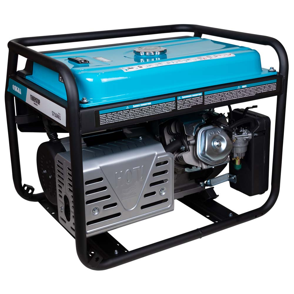 Генератор бензиновий Sigma 220В 5.0/5.5кВт 4-х тактний ручний запуск