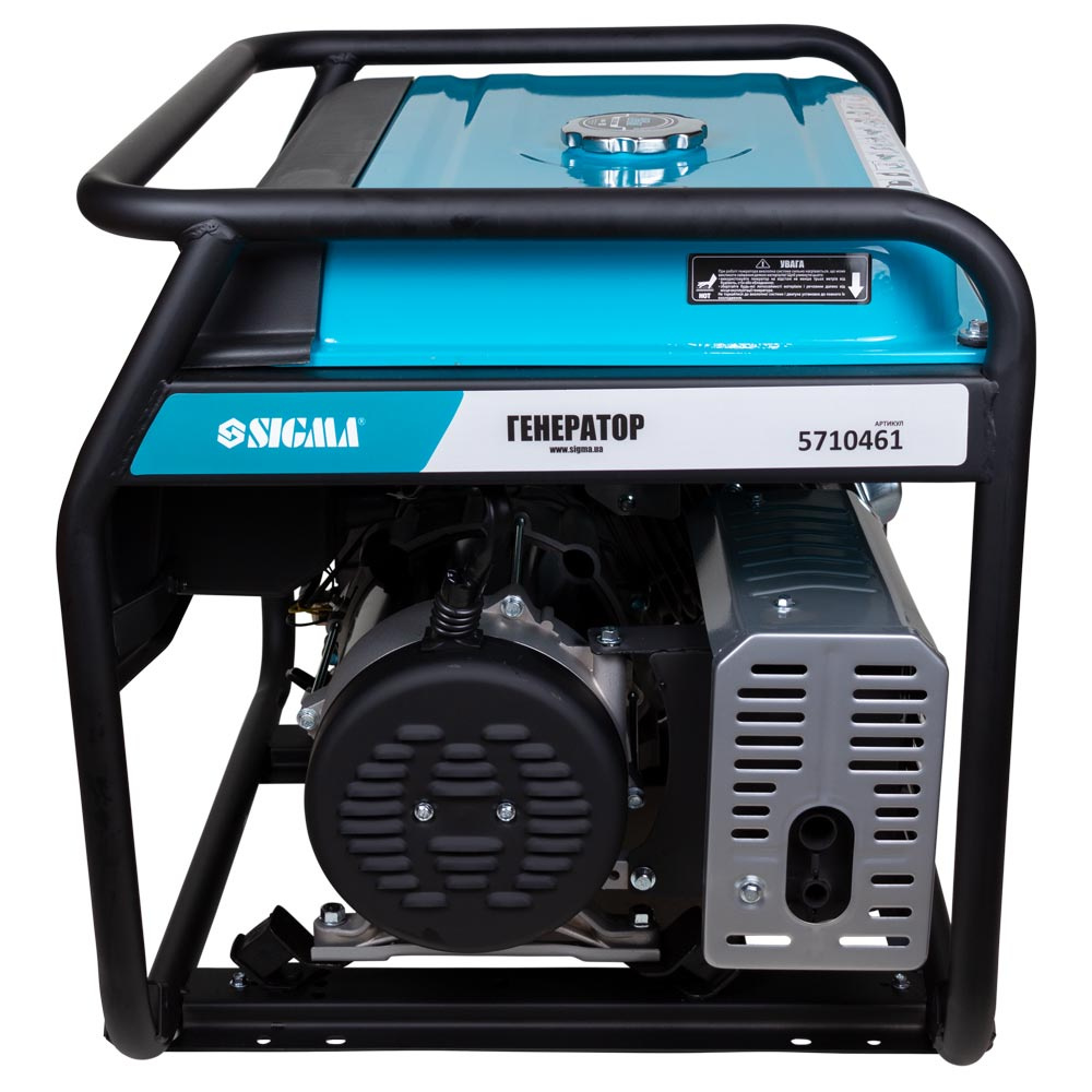 Генератор бензиновий Sigma 220В 5.0/5.5кВт 4-х тактний з виводом під АВР