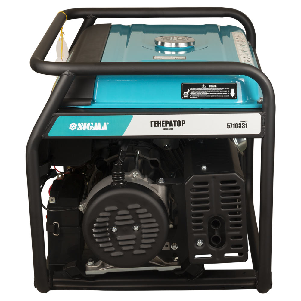Генератор бензиновий Sigma 220В 6.0/6.5кВт 4-х тактний з виводом під АВР
