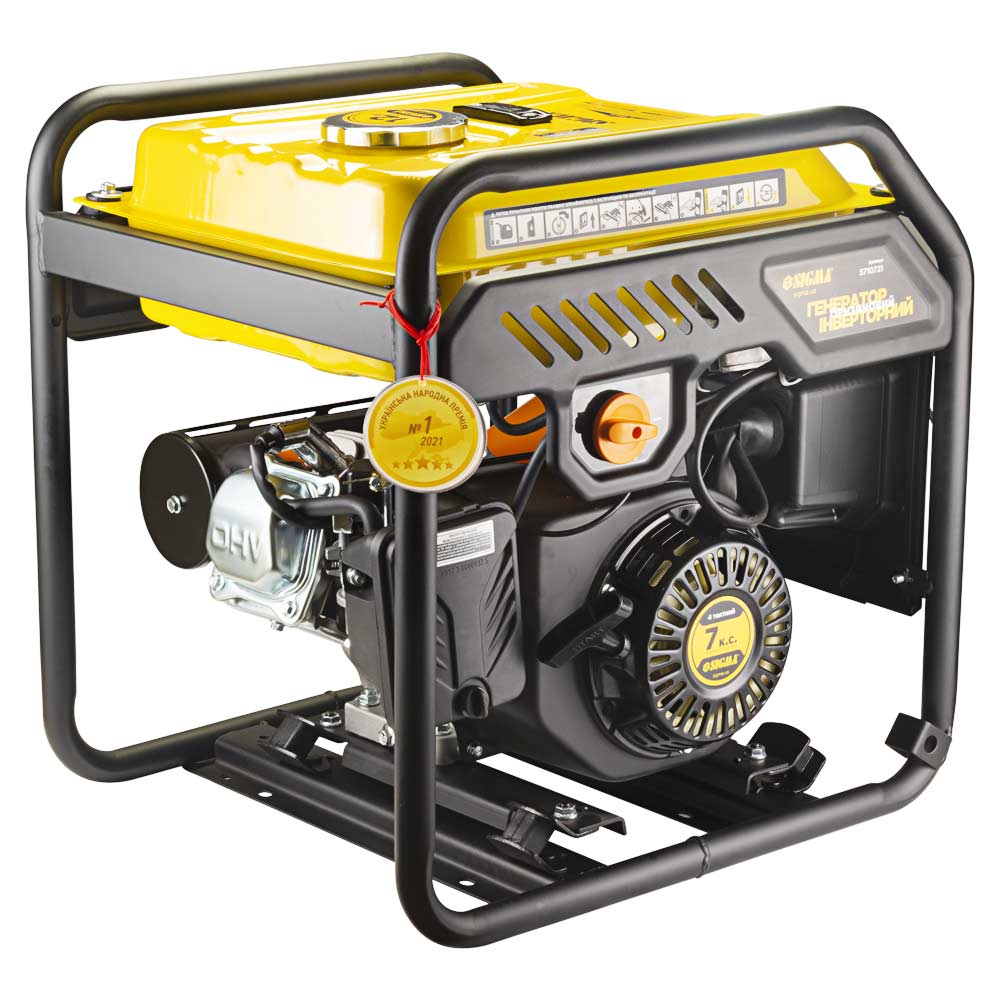 Генератор інверторний бензиновий Sigma 220В 2.2/2.5кВт 12л 4-х тактний ручний запуск