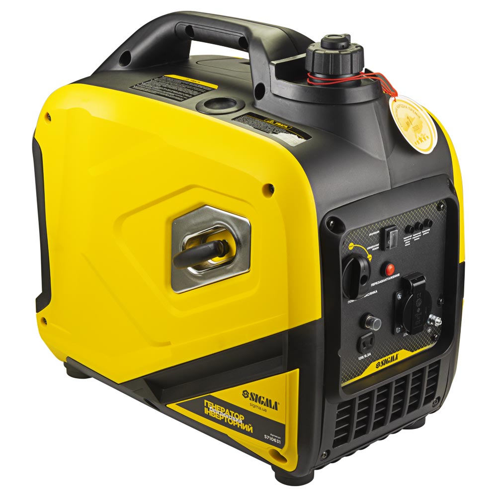 Генератор інверторний бензиновий Sigma 220В 2.2/2.5кВт 50дБ 4-х тактний ручний запуск