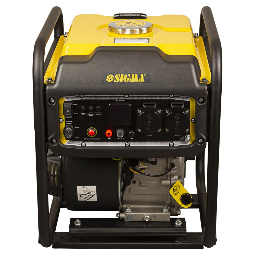 Генератор інверторний бензиновий Sigma 220В 2.2/2.5кВт 12л 4-х тактний ручний запуск