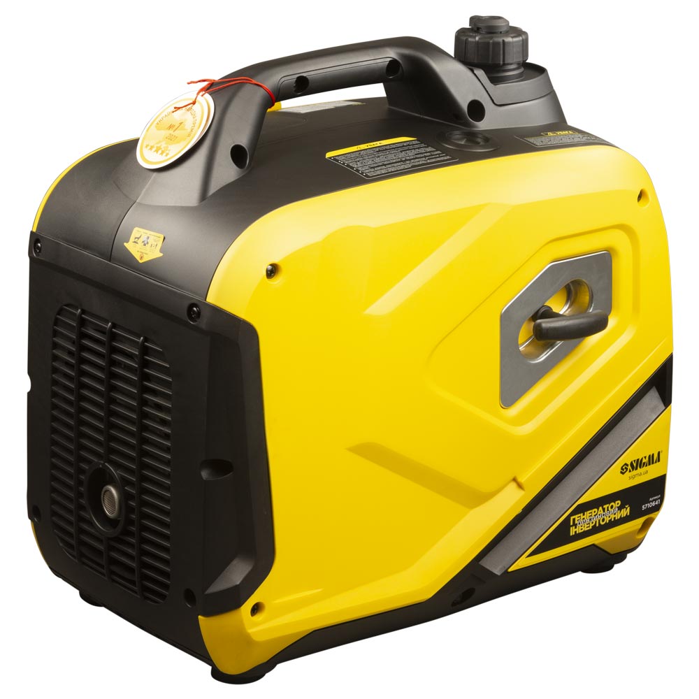Генератор інверторний бензиновий Sigma 220В 3.2/3.4кВт 50дБ 4-х тактний ручний запуск