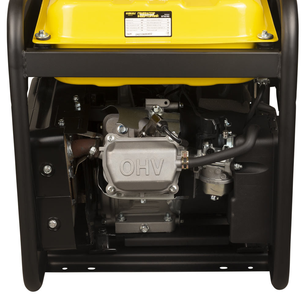 Генератор інверторний бензиновий Sigma 220В 5.5/6.0кВт 15л 4-х тактний ручний запуск