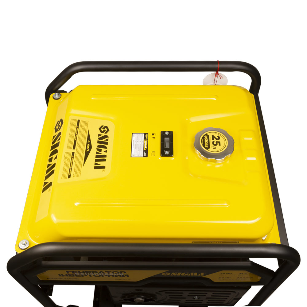 Генератор інверторний бензиновий Sigma 220В 7.5/8.0кВт 25л 4-х тактний з виводом під АВР