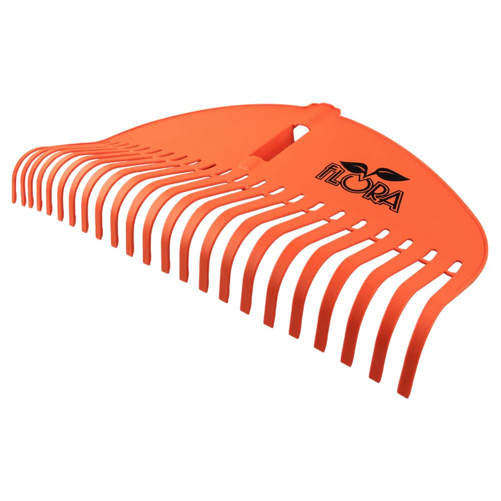 Граблі Flora пластикові для листя 23 зубці 490 х 250 мм