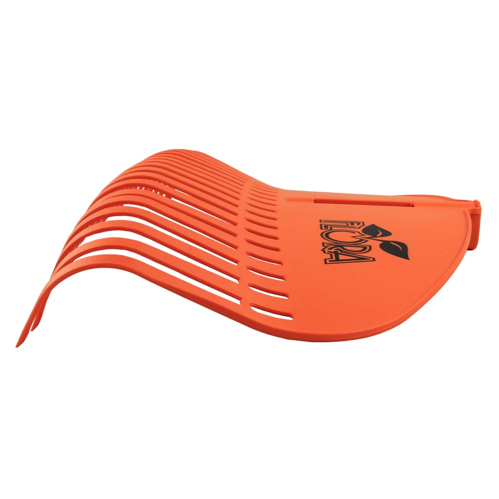 Граблі Flora пластикові для листя 23 зубці 490 х 250 мм