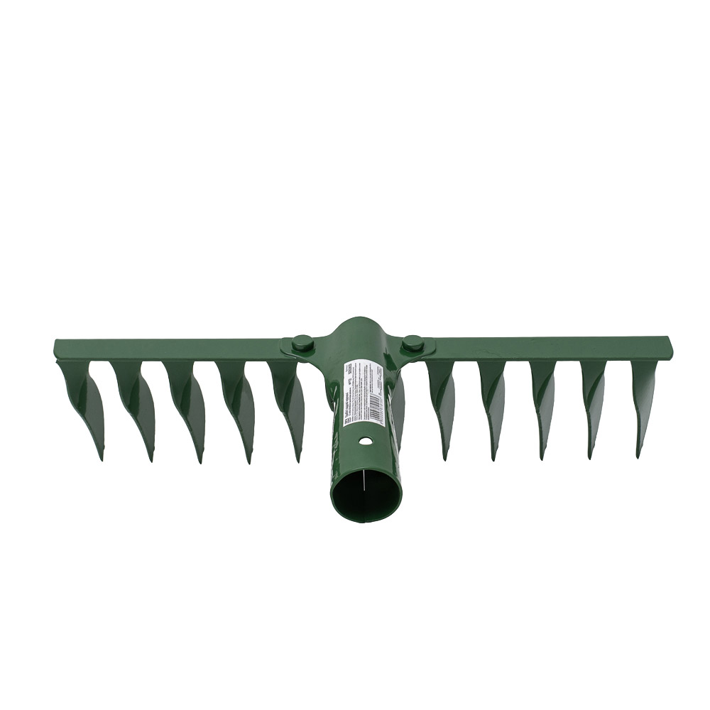 Граблі Grad садові кручені 12 зубців 320 x 82 мм заклепувальне кріплення