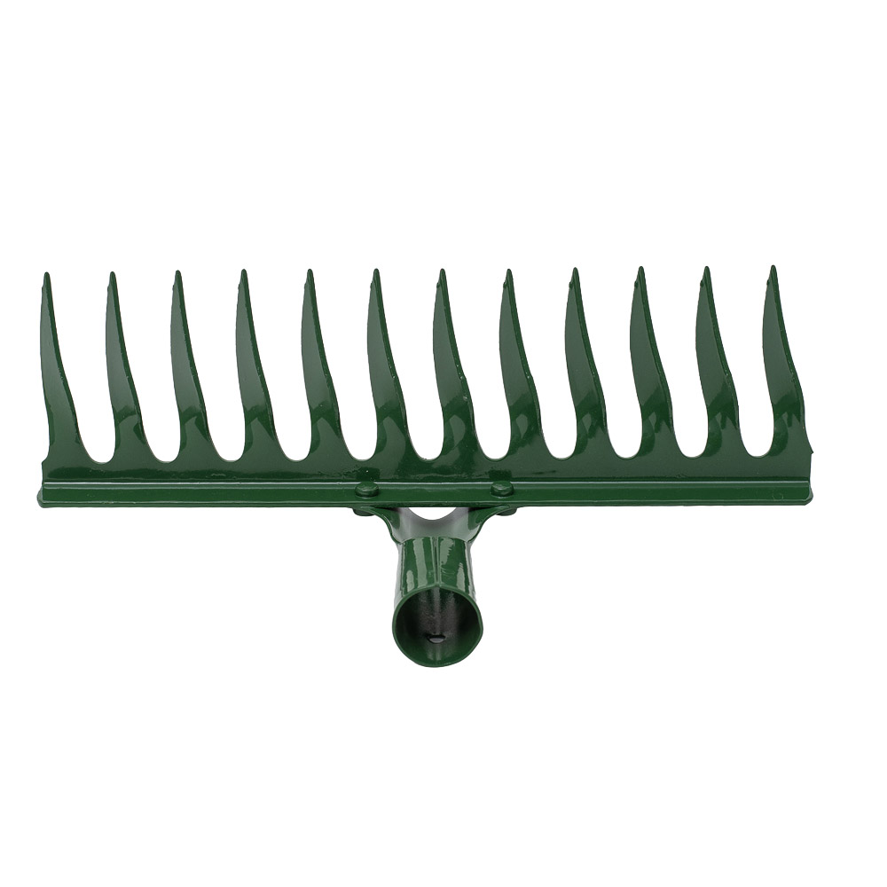 Граблі Grad садові кручені 12 зубців 320 x 82 мм заклепувальне кріплення