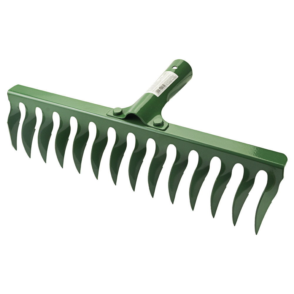Граблі Grad садові кручені 14 зубців 370 x 82 мм заклепувальне кріплення