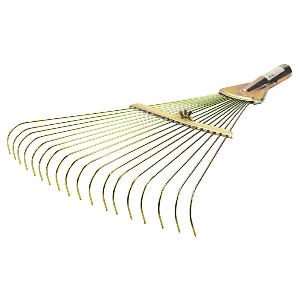 Граблі Grad віялові розсувні 18 дротяних зубців 520 x 250 мм