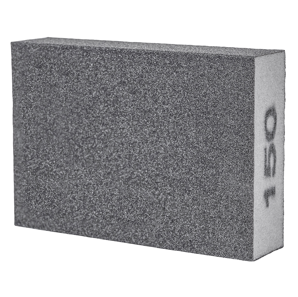 Губка шліфувальна Sigma чотиристороння 100 х 70 х 25 мм P150