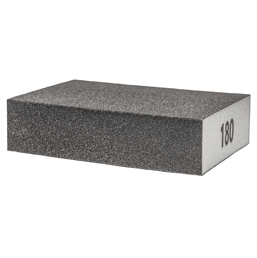 Губка шліфувальна Sigma чотиристороння 100 х 70 х 25 мм P180