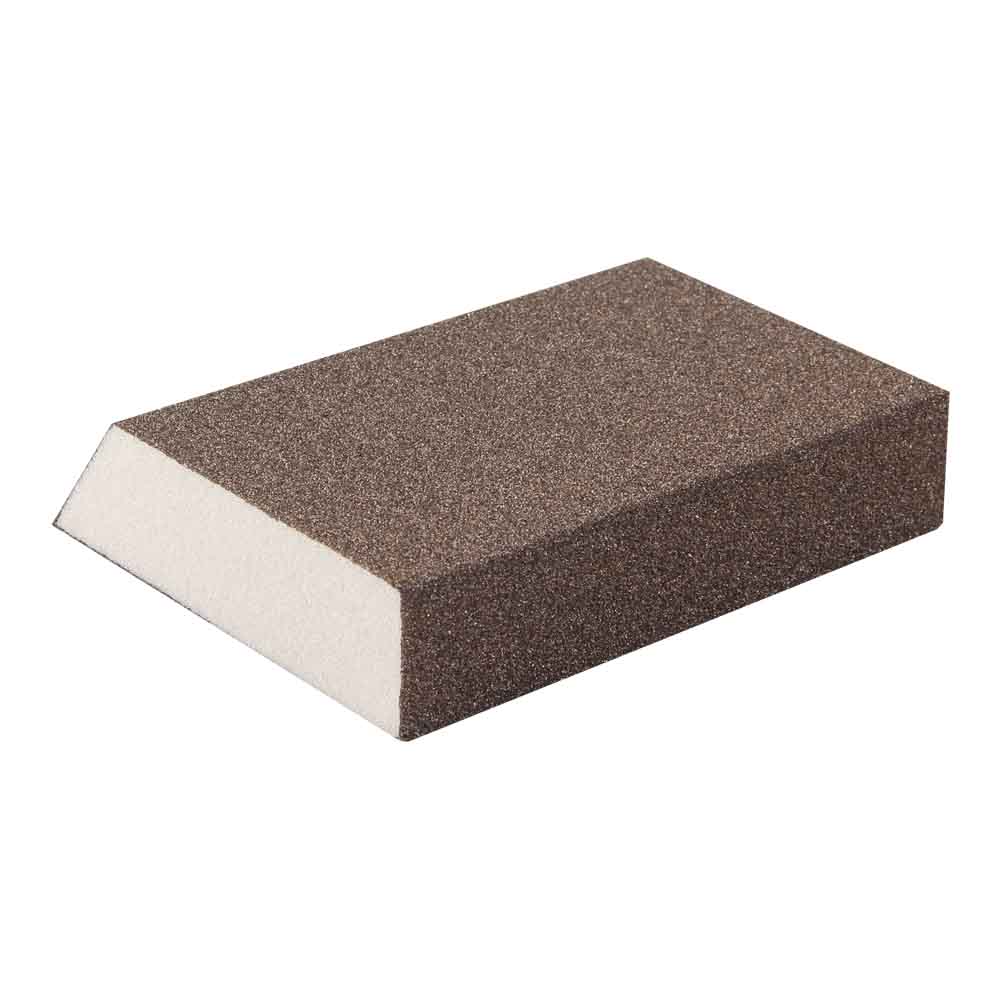 Губка шліфувальна Sigma чотиристороння кутова 110 х 90 х 25 мм P100