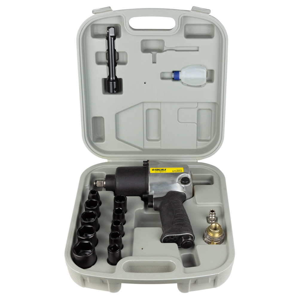 Гайковерт Sigma 1/2" пневматичний з набором насадок