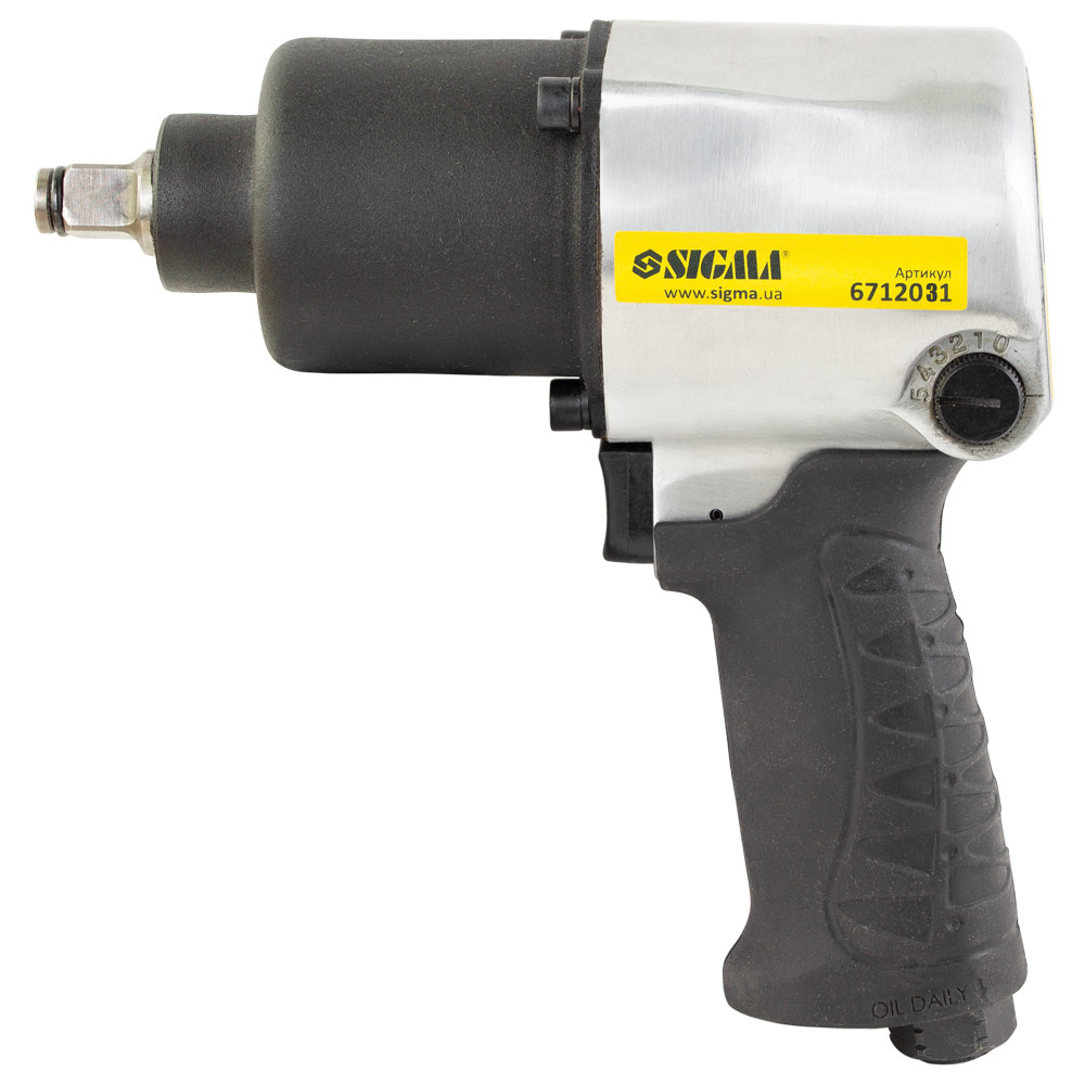 Гайковерт Sigma 1/2" пневматичний з набором насадок