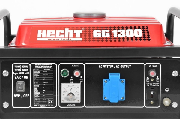 Генератор бензиновый Hecht GG 1300 230 В 0.9/1.0 кВт