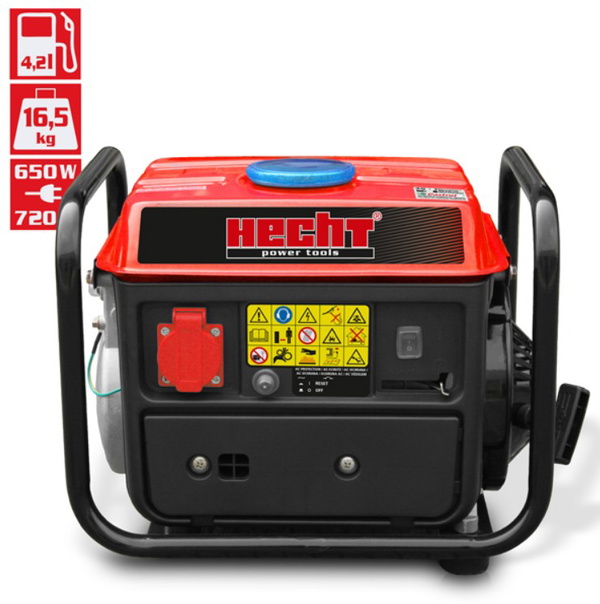 Генератор бензиновый Hecht GG 950 DC 230В 0.7/0.7 кВт 2-тактный