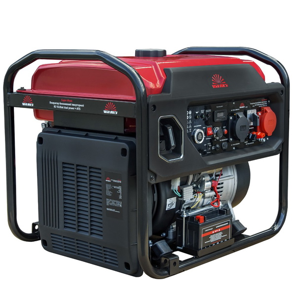 Бензиновий інверторний генератор Vitals IG 10.0bat dual power + ATS 230-400 В 10.0/11.0 кВт 4-тактний електрозапуск