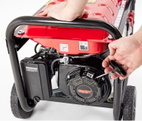 Генератор бензиновый однофазный Hecht GG 3300W 230 В 2.6/3.0 кВт 4-тактный ручной запуск