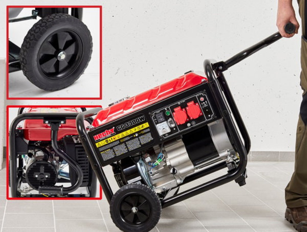 Генератор бензиновый однофазный Hecht GG 3300W 230 В 2.6/3.0 кВт 4-тактный ручной запуск