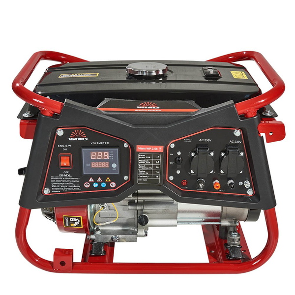 Генератор бензиновый Vitals WP 2.5b 230В 2.5/2.8 кВт 4-тактный ручной запуск