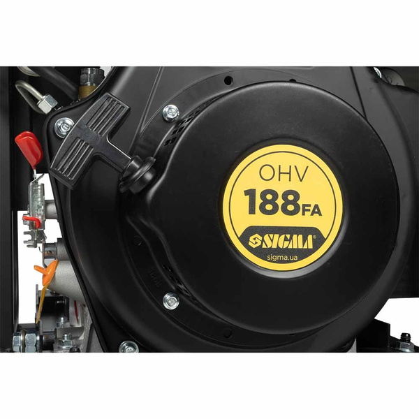 Генератор дизельный Sigma 230 В 5.0/5.5 кВт 4-тактный электрозапуск