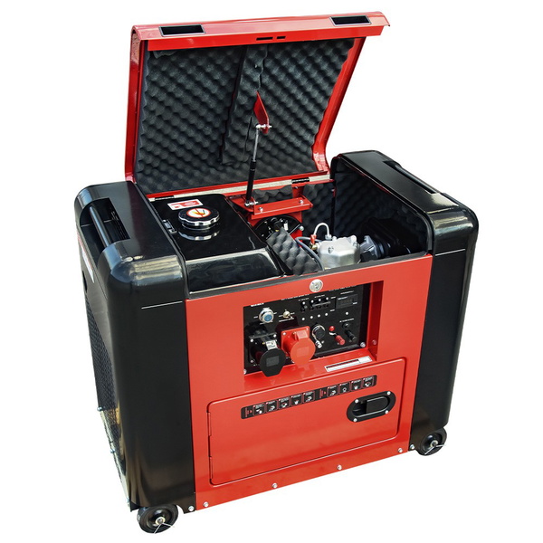 Генератор дизельний Vitals Master EST 7.0dsat dual power + ATS 230-400 В 7.0/7.5 кВт 4-тактний електрозапуск