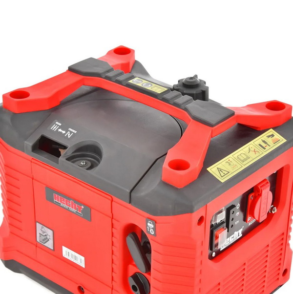 Генератор инверторный однофазный Hecht IG 1100 230 В 1 кВт 4-тактный ручной запуск