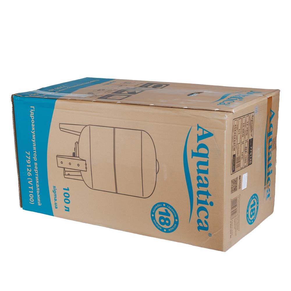 Гідроакумулятор Aquatica вертикальний 100 л