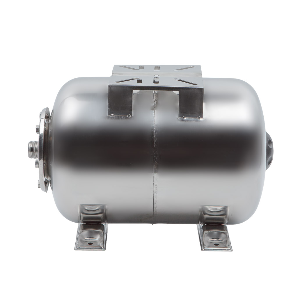 Гідроакумулятор Wetron горизонтальний 24 л (нерж) HTw24SS